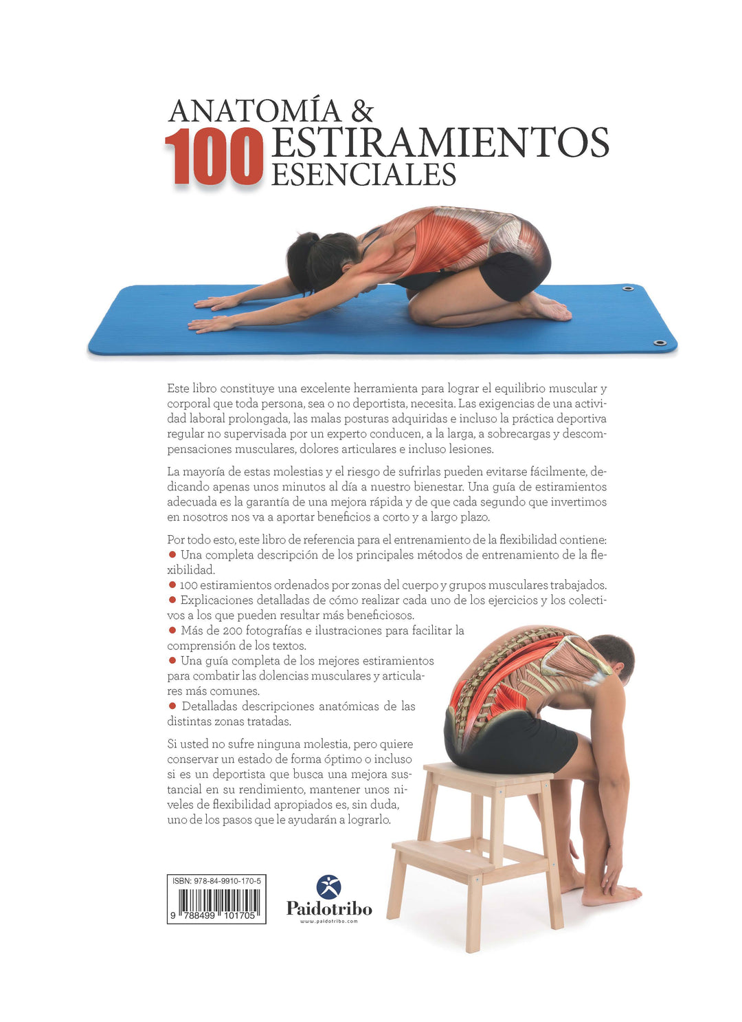 Anatomía & 100 Estiramientos Para Running (Color